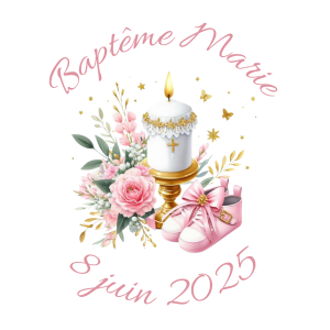 Sablé personnalisé baptême 36