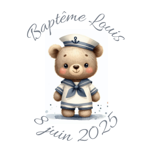 Sablé personnalisé baptême 34