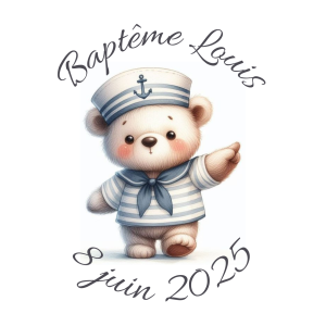 Sablé personnalisé baptême 39