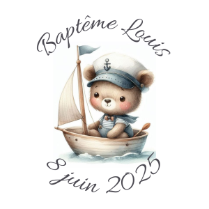 Sablé personnalisé baptême 40