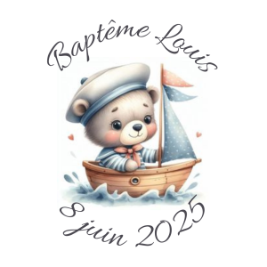 Sablé personnalisé baptême 41