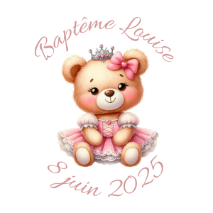 Sablé personnalisé baptême 45