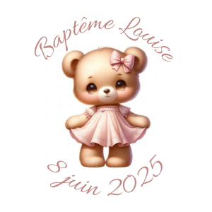 Sablé personnalisé baptême 46