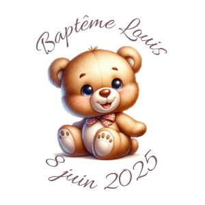 Sablé personnalisé baptême 50