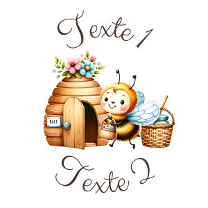 Sablé personnalisé abeille 42