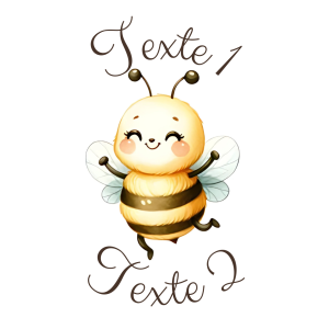 Sablé personnalisé abeille 45