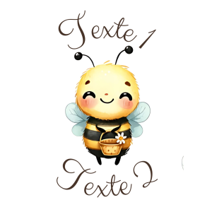 Sablé personnalisé abeille 46