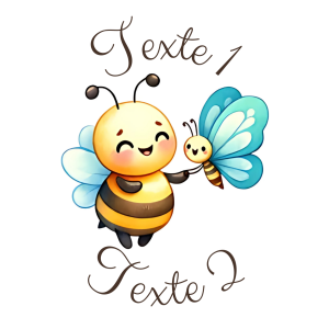Sablé personnalisé abeille 48