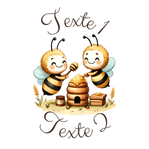 Sablé personnalisé abeille 50