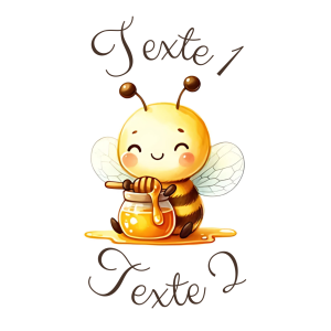 Sablé personnalisé abeille 51