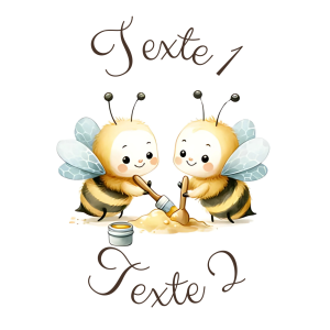 Sablé personnalisé abeille 52