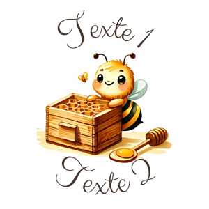 Sablé personnalisé abeille 53