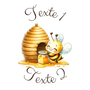 Sablé personnalisé abeille 54