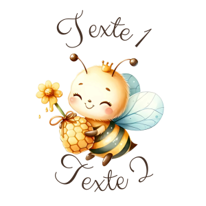 Sablé personnalisé abeille 59