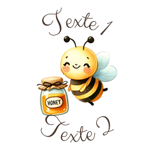 Sablé personnalisé abeille 63