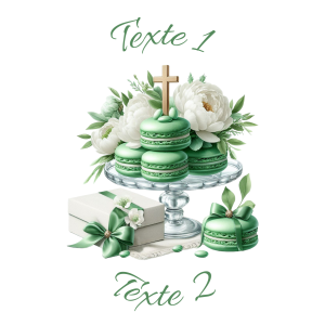 Sablé personnalisé baptême 132