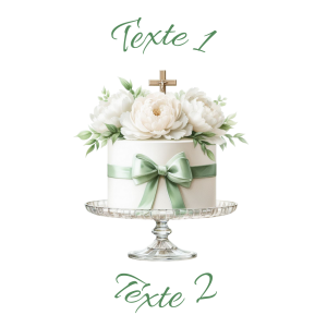 Sablé personnalisé baptême 134