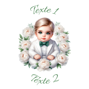 Sablé personnalisé baptême 135