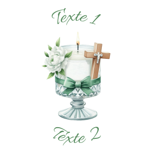 Sablé personnalisé baptême 138