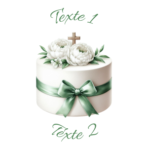 Sablé personnalisé baptême 143