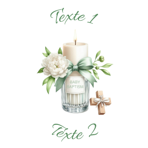 Sablé personnalisé baptême 145
