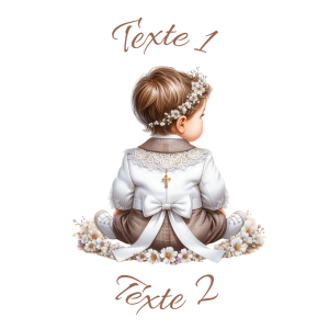 Sablé personnalisé baptême 54