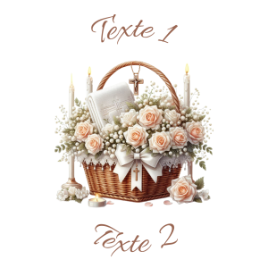 Sablé personnalisé baptême 56