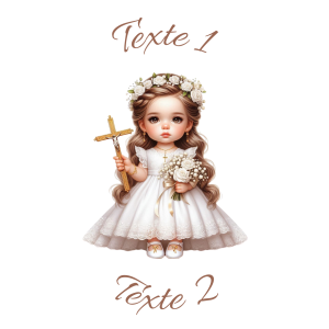 Sablé personnalisé baptême 64