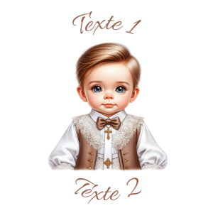 Sablé personnalisé baptême 66