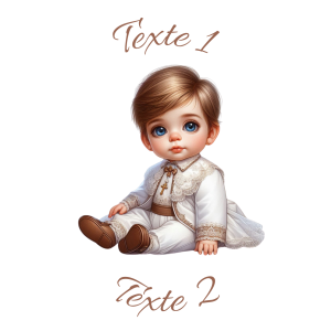 Sablé personnalisé baptême 70