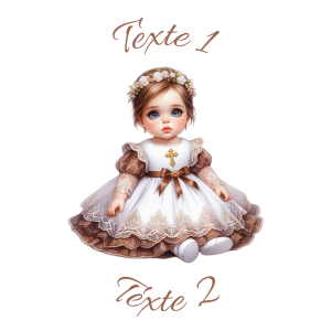 Sablé personnalisé baptême 71