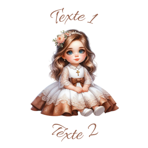 Sablé personnalisé baptême 72