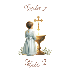 Sablé personnalisé baptême 79