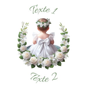 Sablé personnalisé baptême 82