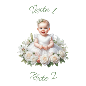 Sablé personnalisé baptême 86