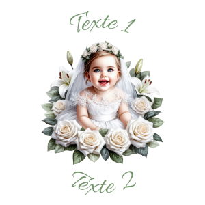 Sablé personnalisé baptême 91