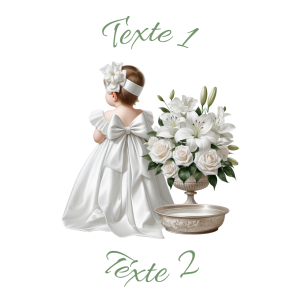 Sablé personnalisé baptême 93