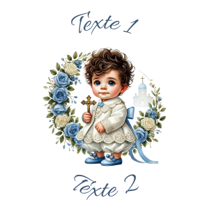 Sablé personnalisé baptême 98