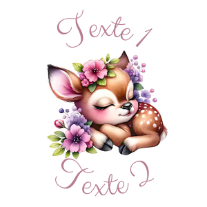 Sablé personnalisé biche 42