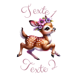 Sablé personnalisé biche 45