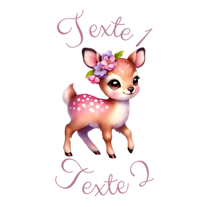 Sablé personnalisé biche 48