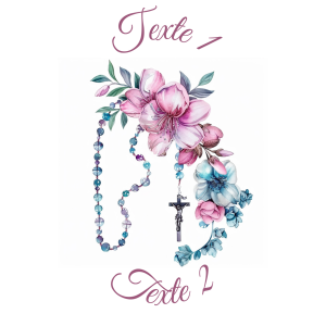 Sablé personnalisé chapelet 30