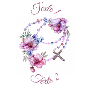 Sablé personnalisé chapelet 31