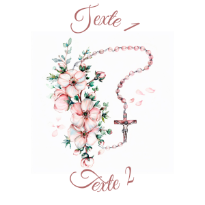 Sablé personnalisé chapelet 32