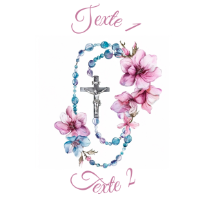 Sablé personnalisé chapelet 33