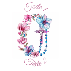 Sablé personnalisé chapelet 34