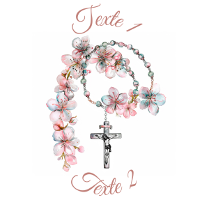 Sablé personnalisé chapelet 35