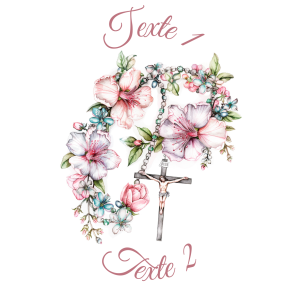 Sablé personnalisé chapelet 36