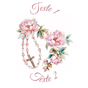 Sablé personnalisé chapelet 37
