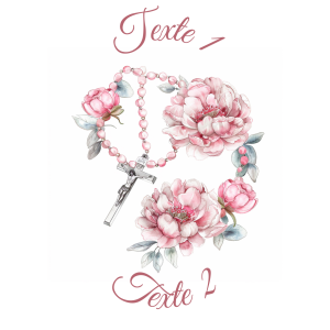 Sablé personnalisé chapelet 38